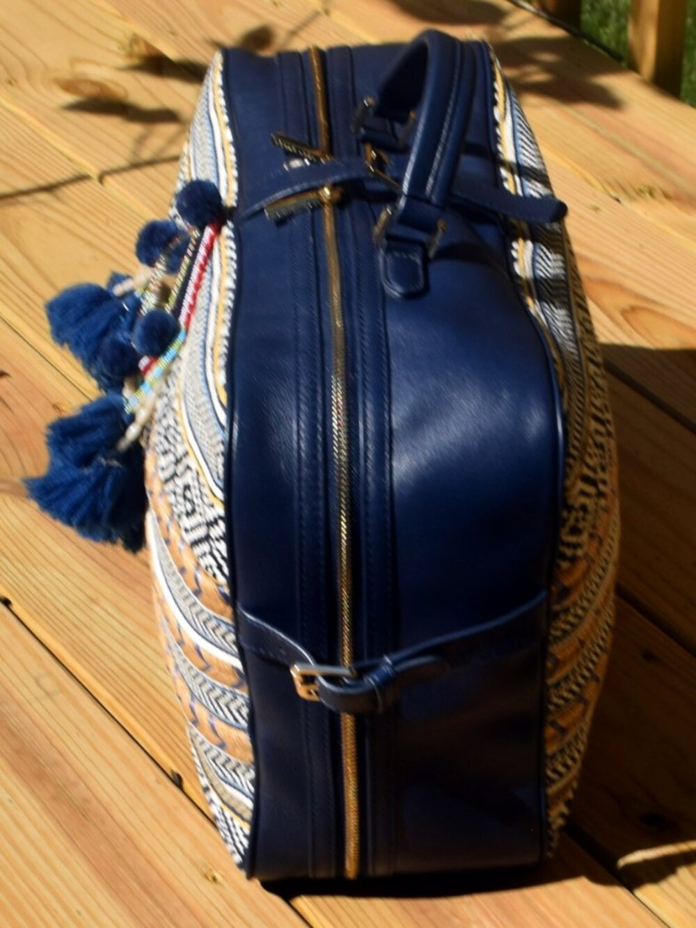 Tory Burch Moroccan-Inspired Weekender Carry-On Bag – Like New - Picture 4 of 12